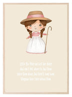 Bo-Peep Print | Kids Wall Art - Larosier Prints