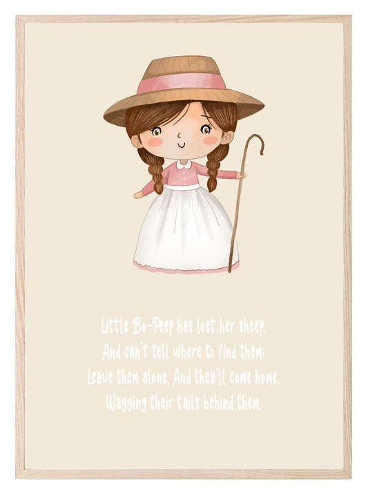 Bo-Peep Print | Kids Wall Art