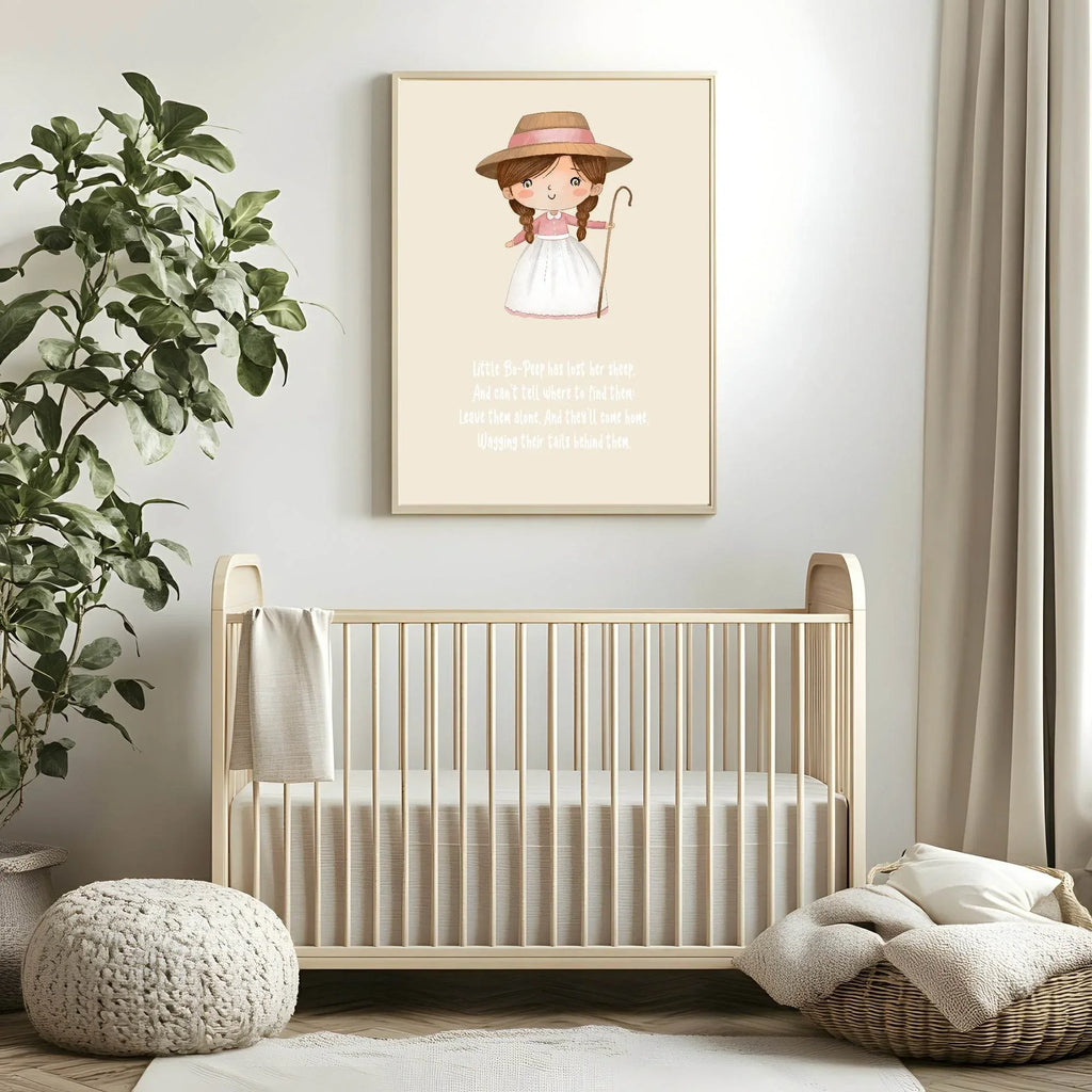 Bo-Peep Print | Kids Wall Art - Larosier Prints