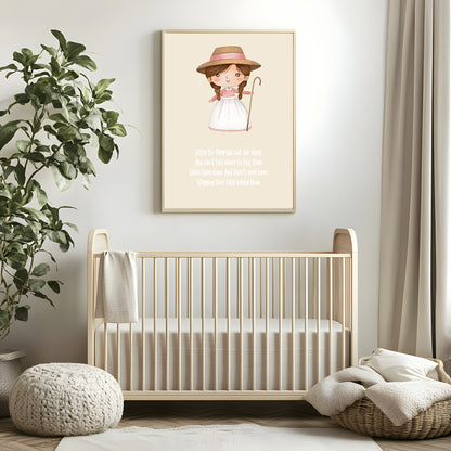 Bo-Peep Print | Kids Wall Art