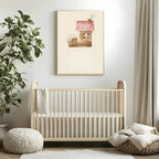 An Old Woman Who Lived In A Shoe Print | Kids Wall Art - Larosier Prints