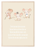 Three Blind Mice Print | Kids Wall Art - Larosier Prints
