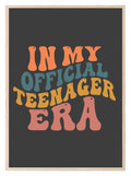 Official Teenager Era Print | Retro | Teenager Wall Art - Larosier Prints