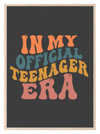 Official Teenager Era Print | Retro | Teenager Wall Art - Larosier Prints