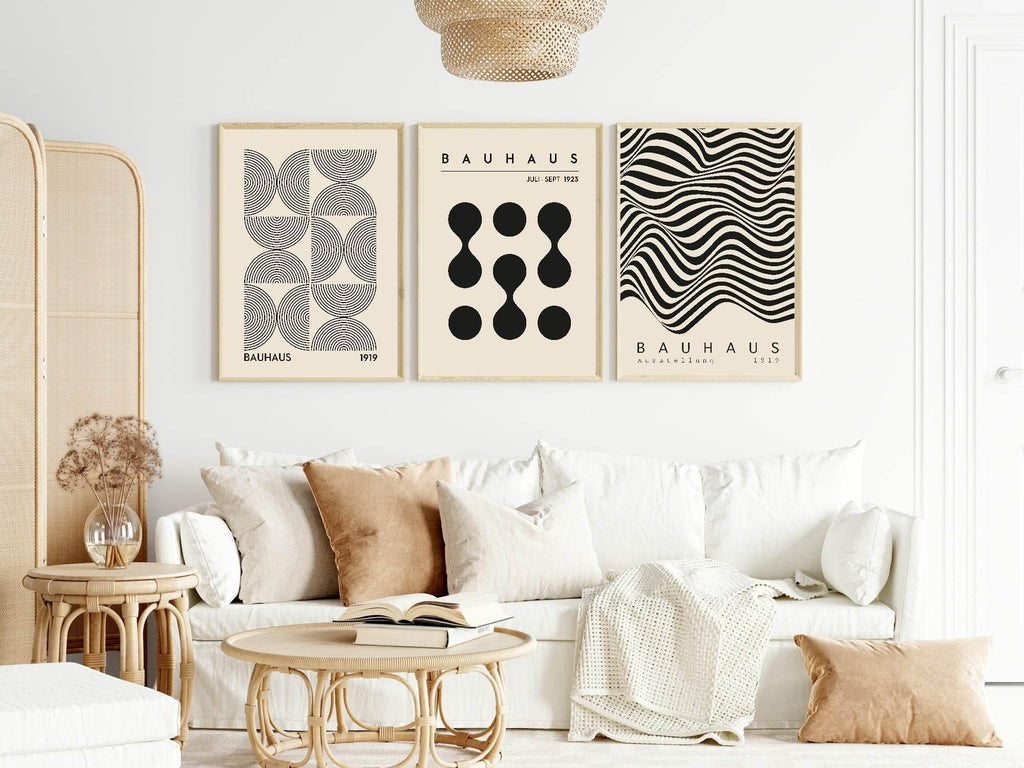 Modern Abstract 1919 Print | Bauhaus Inspired Art - Larosier Prints