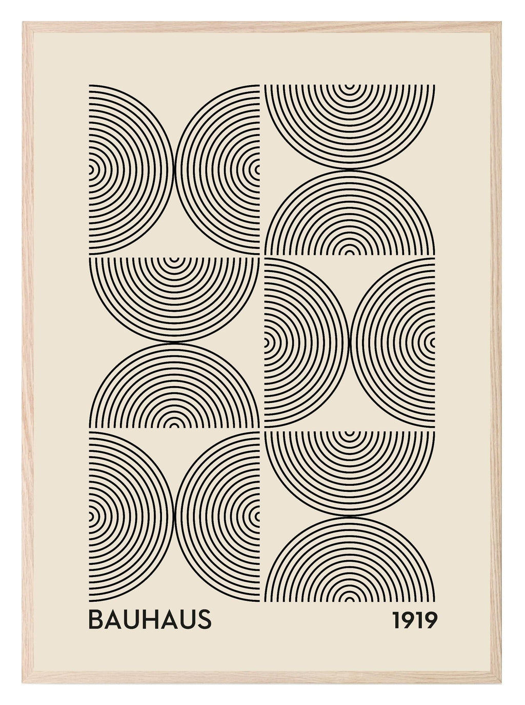 Modern Abstract 1919 Print | Bauhaus Inspired Art - Larosier Prints
