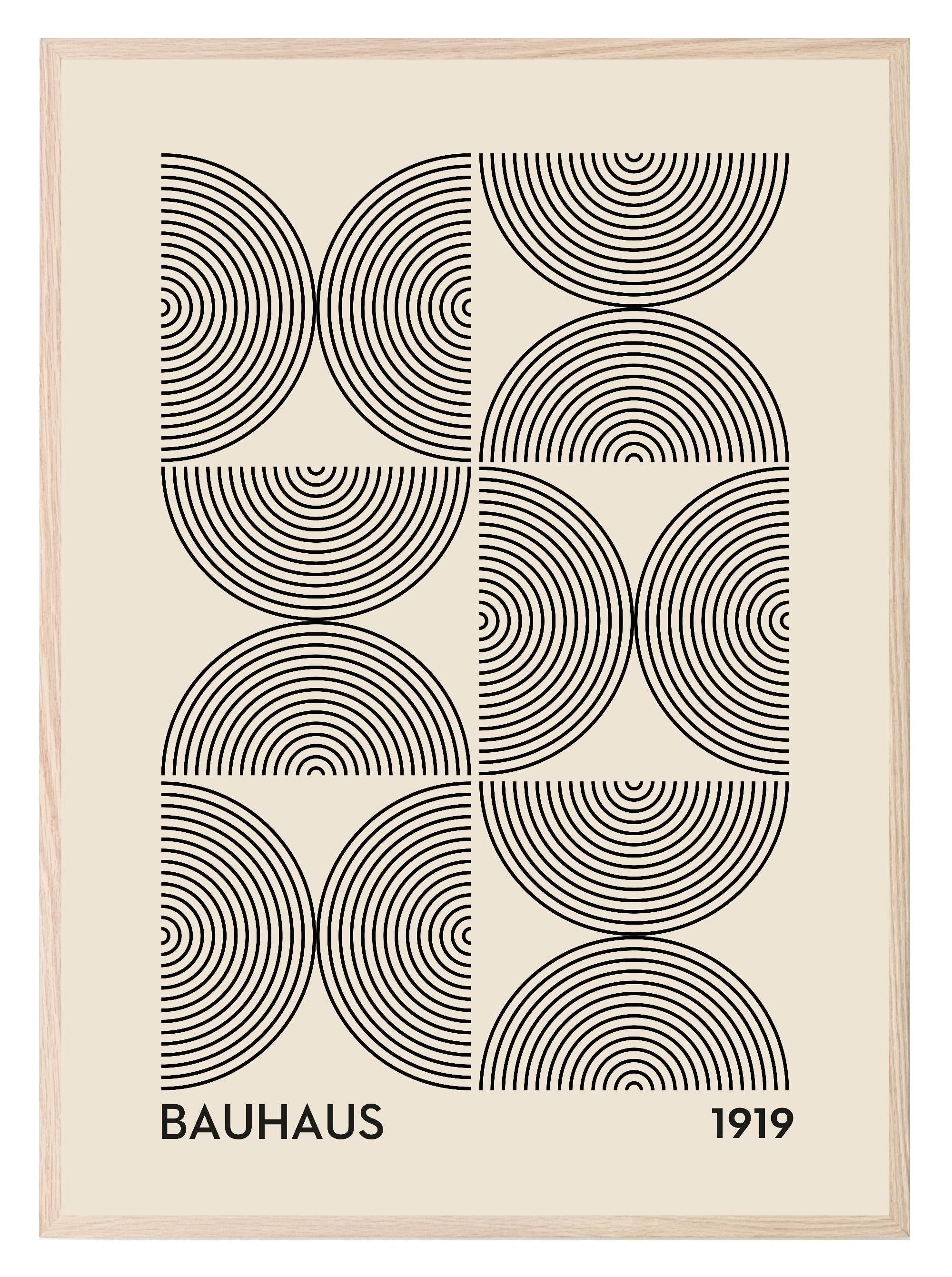 Modern Abstract 1919 Print | Bauhaus Inspired Art - Larosier Prints