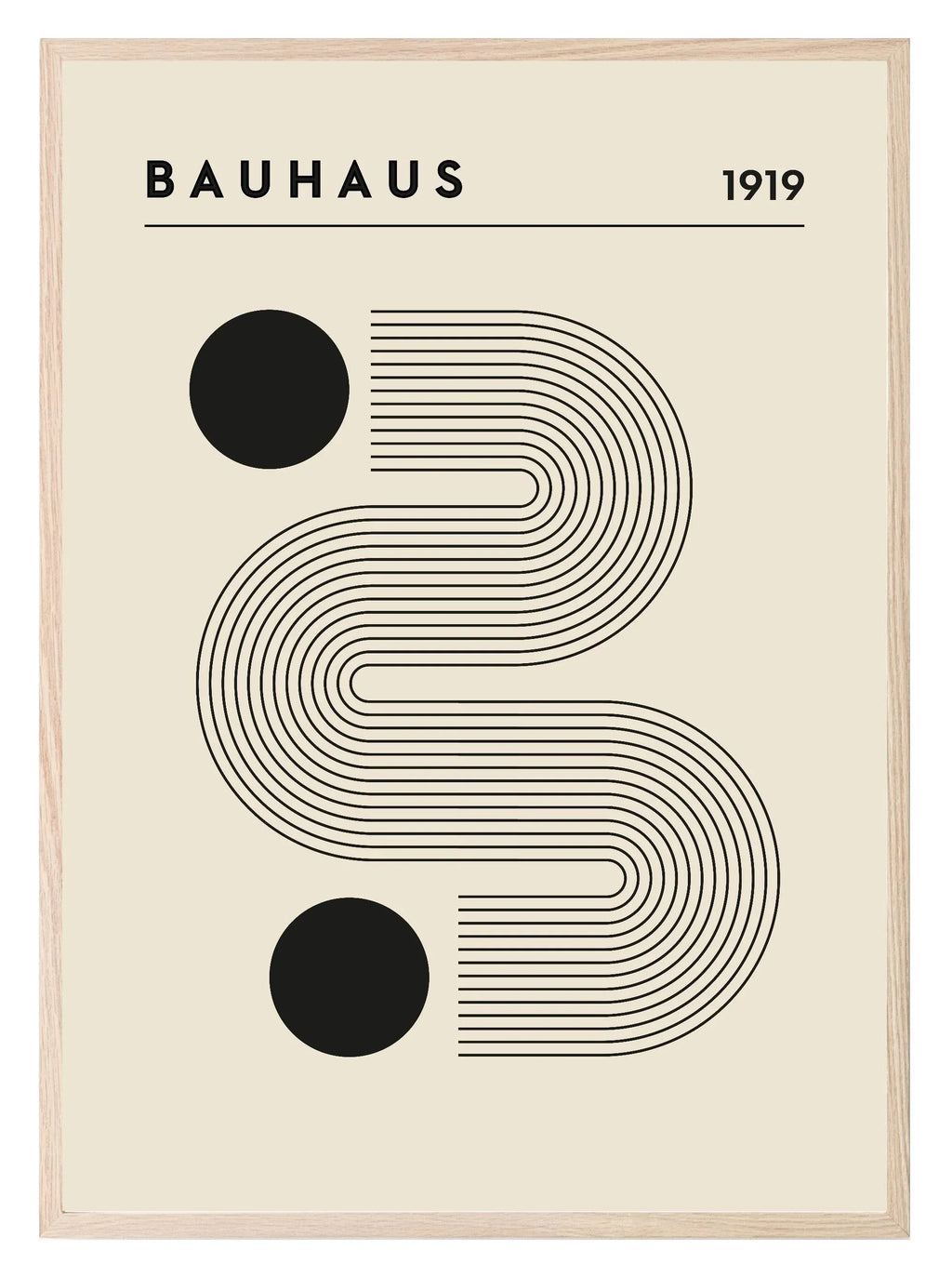 Modern Abstract Road Print | Bauhaus Inspired Art - Larosier Prints