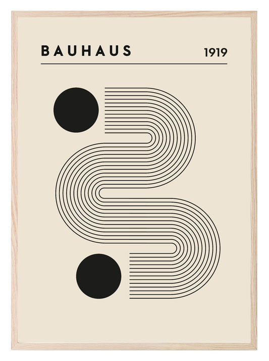 Modern Abstract Road Print | Bauhaus Inspired Art