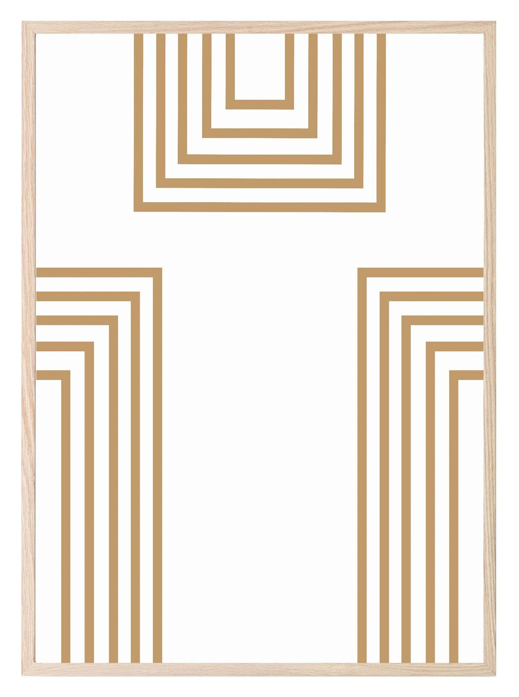 Gold Abstract Print | Abstract Wall Art - Larosier Prints