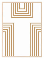 Gold Abstract Print | Abstract Wall Art - Larosier Prints