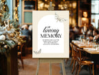 Dark Romance Vintage Moth Wedding In Loving Memory Sign | 12. In loving memory 2