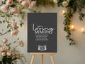 Gothic Wedding Memorial Sign | In Loving Memory