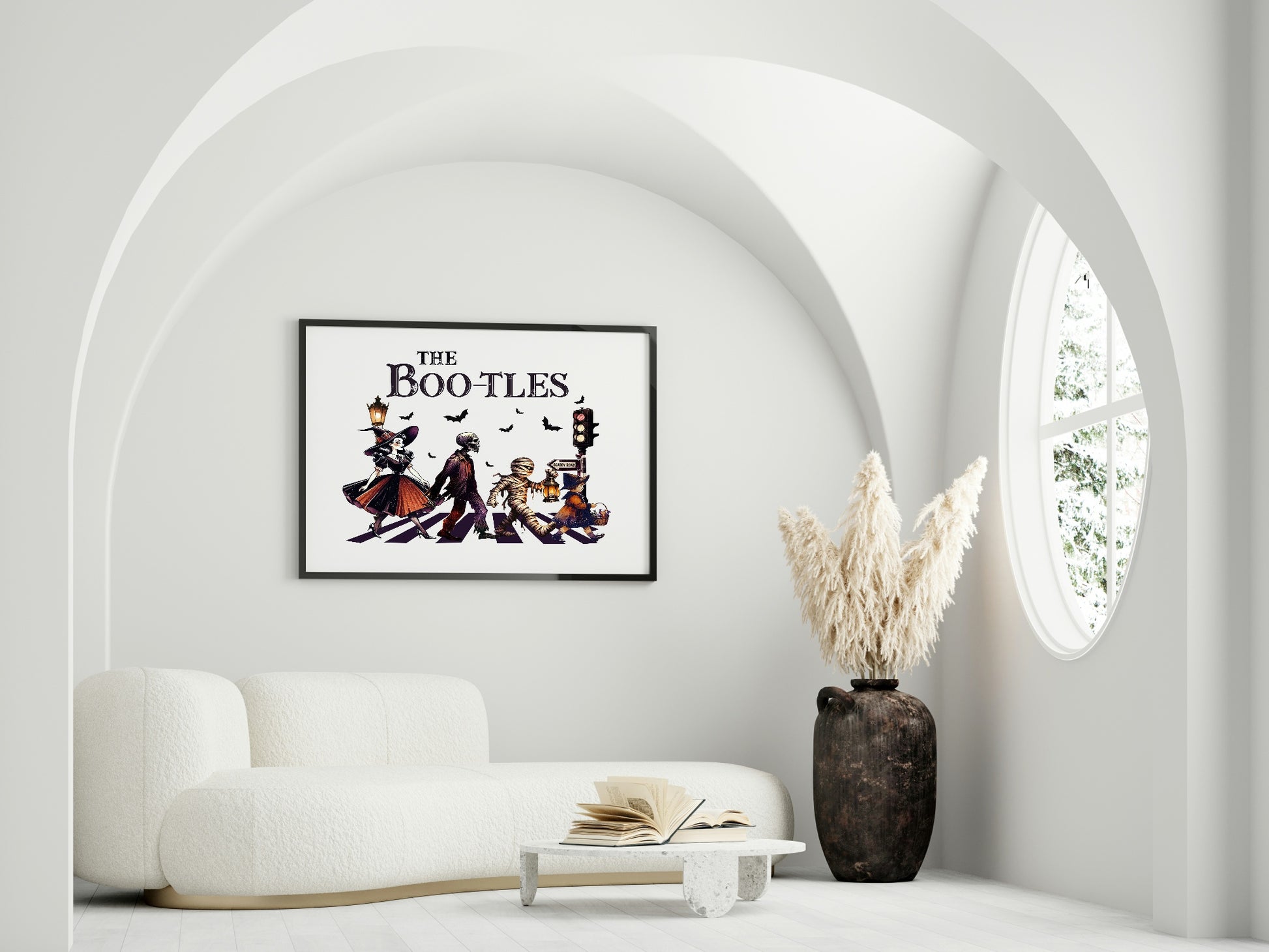 The Boo-tles Print | Halloween | Abbey Road Inspired Wall Art