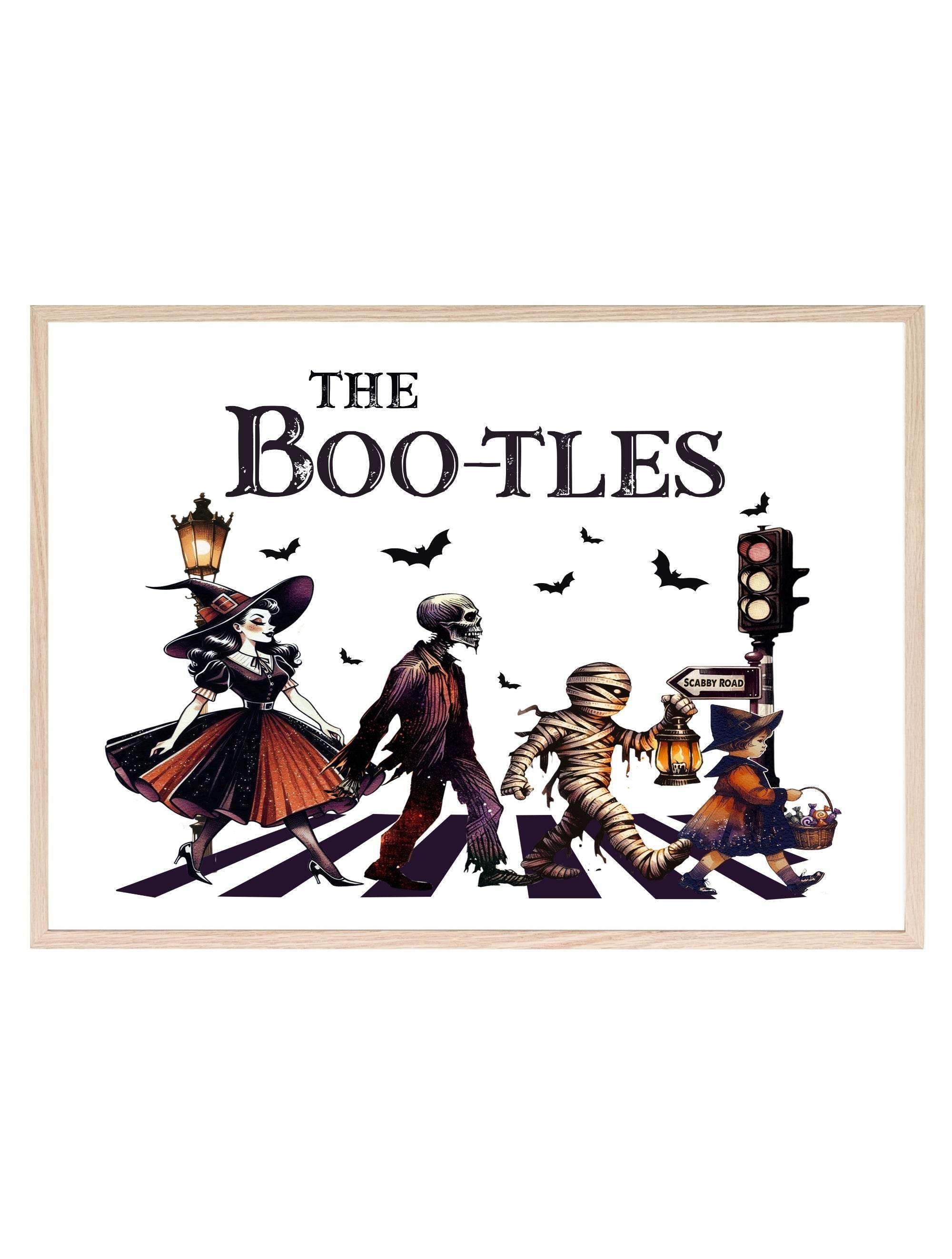 The Boo-tles Print | Halloween | Abbey Road Inspired Wall Art - Larosier Prints