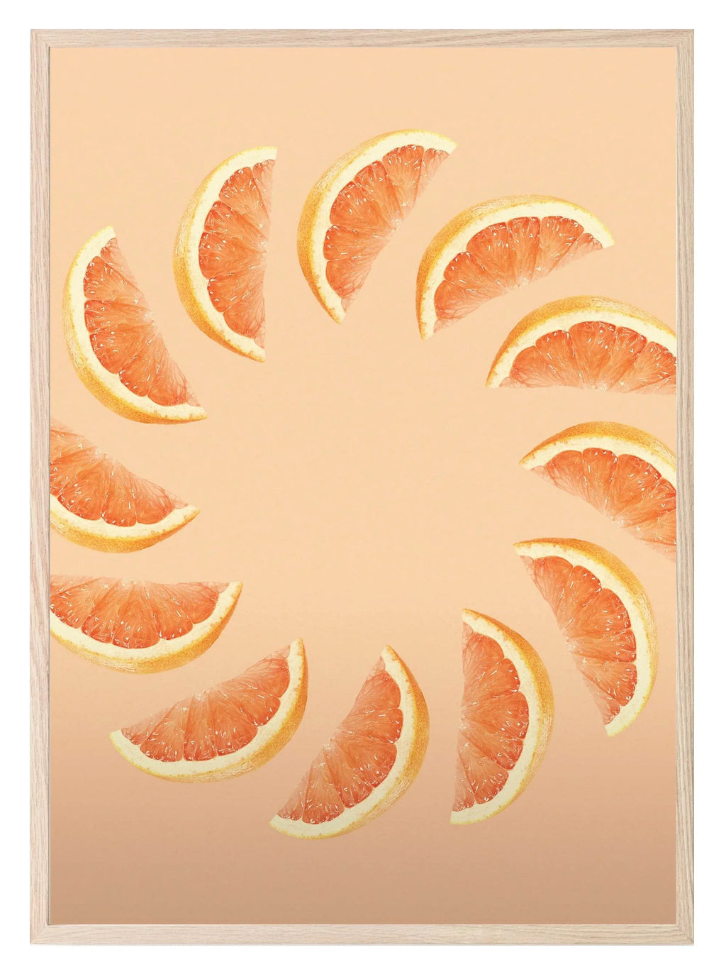 Orange Slices Print | Colourful Wall Art - Larosier Prints