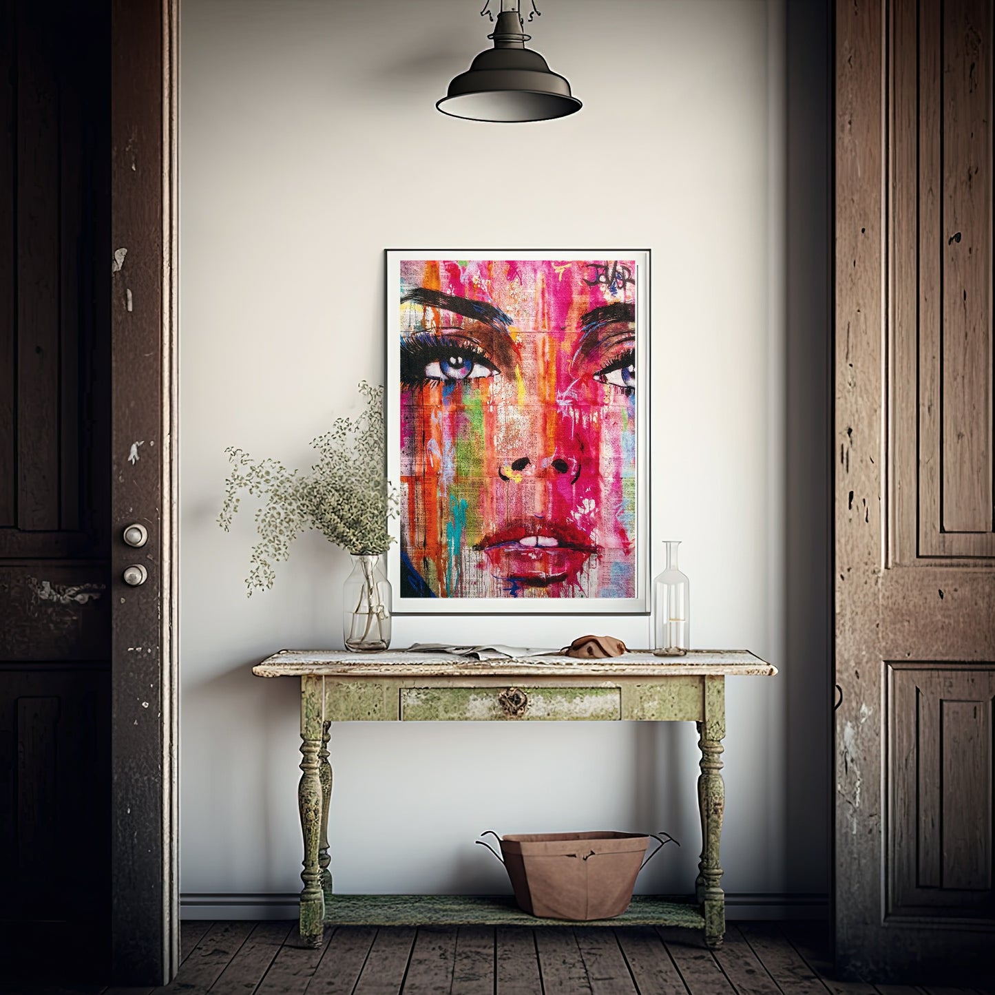 Graffiti Face Print | Colourful Wall Art