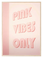 Pink Vibes Only Print | Pink | Coquette Wall Art - Larosier Prints
