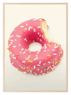 Pink Sprinkle Donut Print | Kitchen Wall Art - Larosier Prints