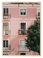 Pink Apartment Print | Colourful Wall Art - Larosier Prints
