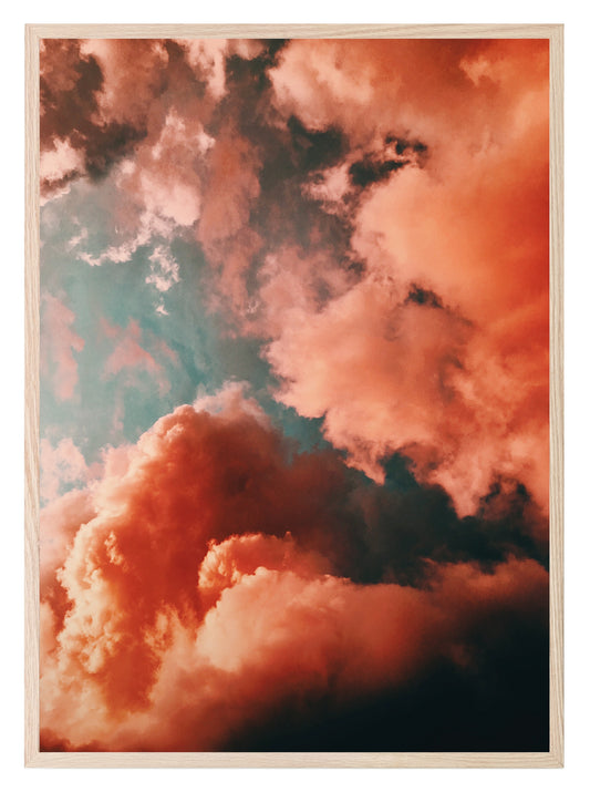 Pink Clouds Print | Colourful Wall Art