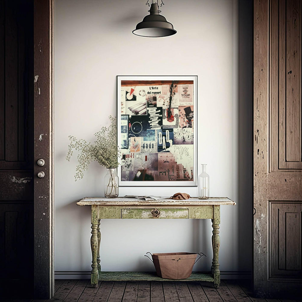 Collage On A Wall Print | Girls Room | Daddy's Girl | Colourful Wall Art - Larosier Prints