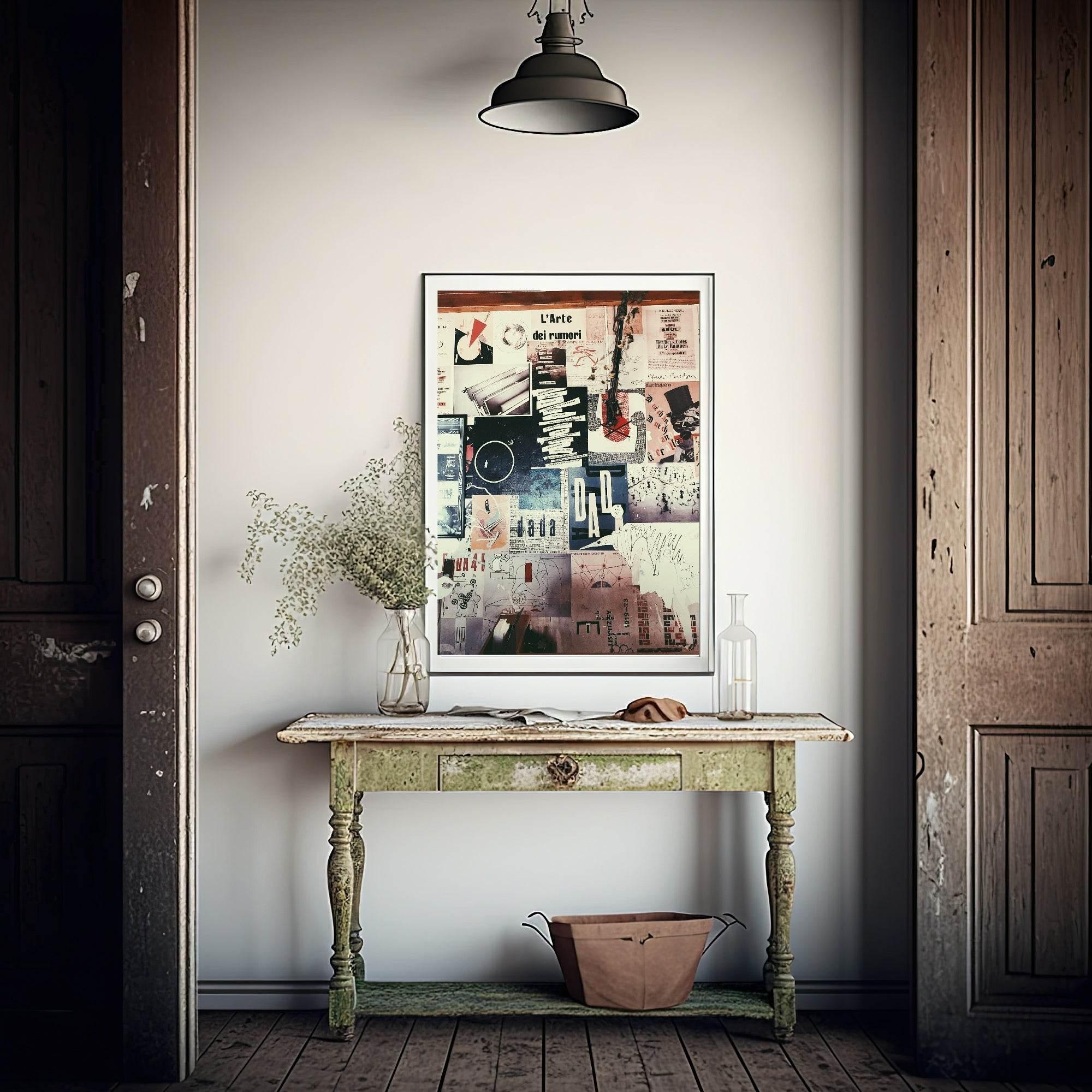 Collage On A Wall Print | Girls Room | Daddy's Girl | Colourful Wall Art - Larosier Prints