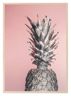 Pineapple Print | Pink | Colourful Wall Art - Larosier Prints