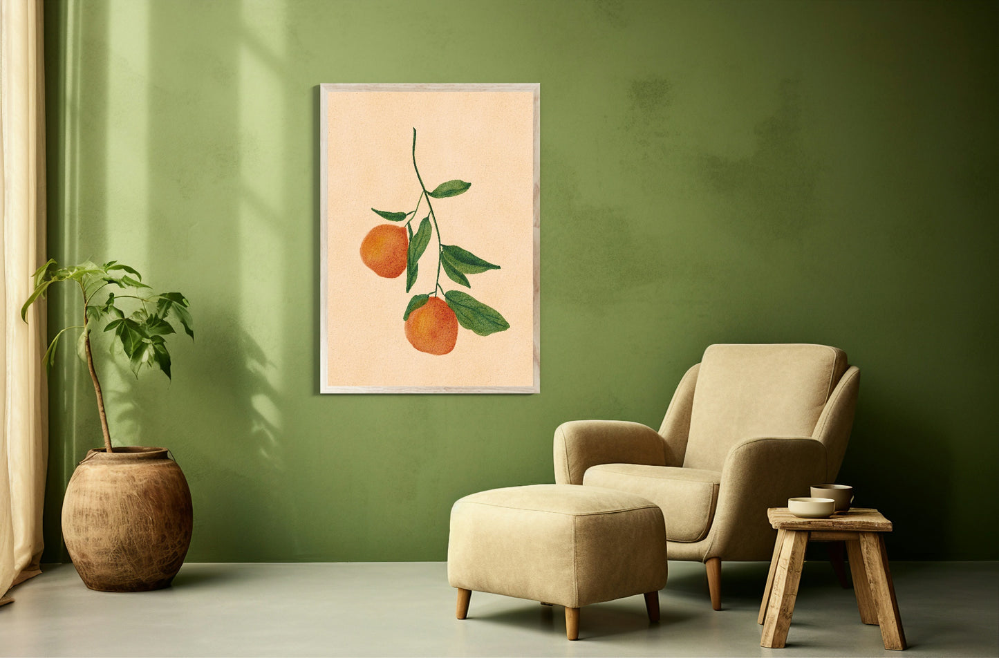 Oranges Print | Contemporary Wall Art