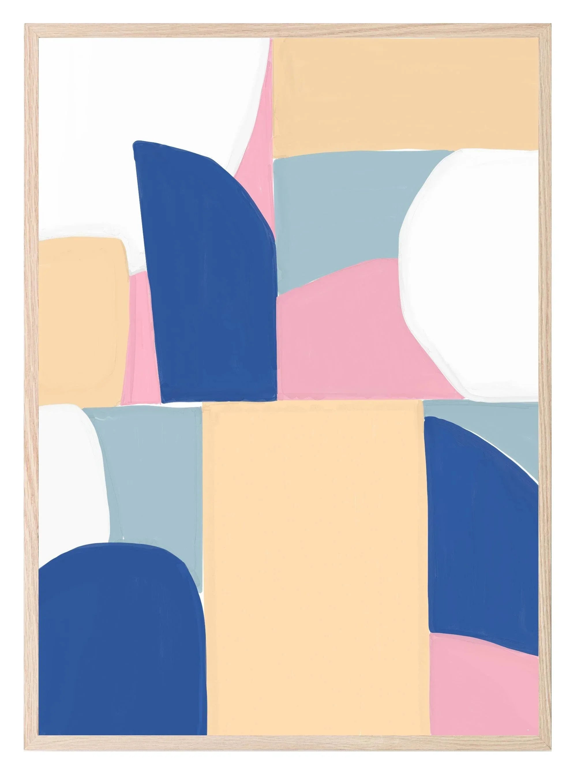 Abstract Pastel Painting Print | Contemporary Wall Art - Larosier Prints