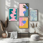 Blueberries Print | Contemporary Wall Art - Larosier Prints
