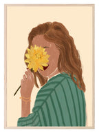Flower Girl Print | Contemporary Wall Art - Larosier Prints