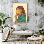 Flower Girl Print | Contemporary Wall Art - Larosier Prints