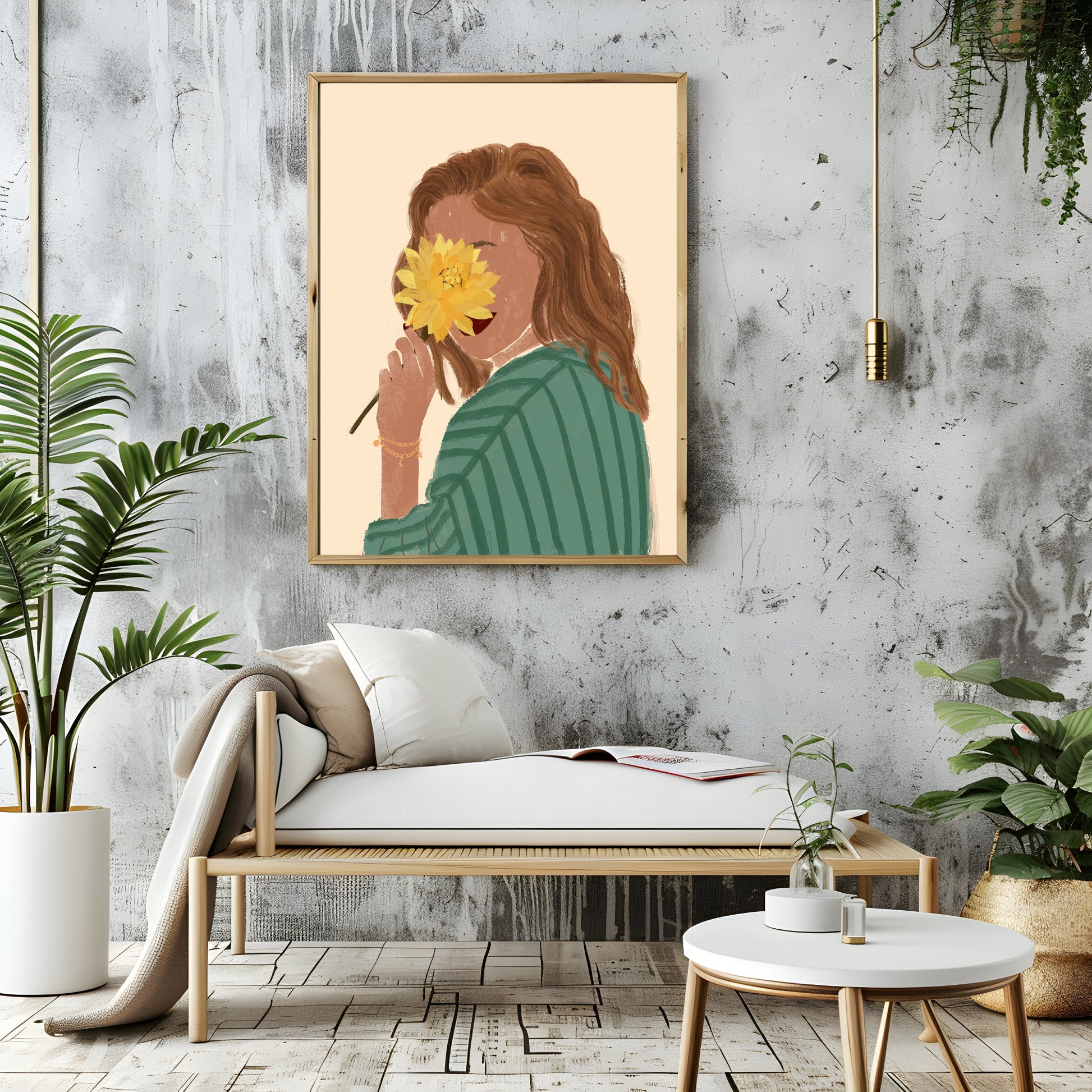 Flower Girl Print | Contemporary Wall Art