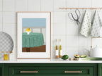 Lemons On The Table Print | Contemporary Wall Art - Larosier Prints