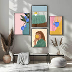 Lemons On The Table Print | Contemporary Wall Art - Larosier Prints