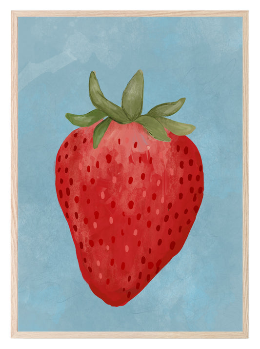 Strawberry Print | Contemporary Wall Art