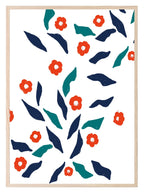 Floral Elements Print | Contemporary Wall Art - Larosier Prints