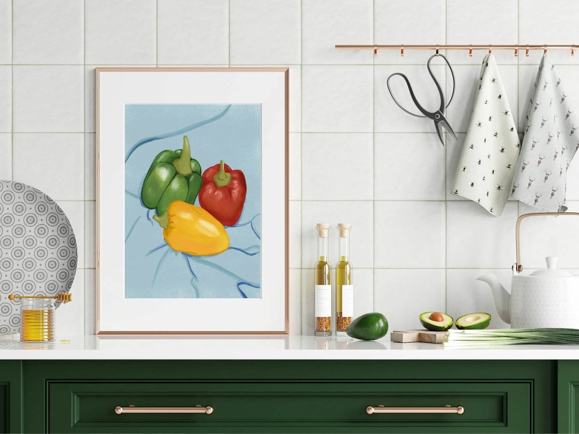 Peppers Print | Contemporary Wall Art - Larosier Prints