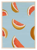 Grapefruit Segments Print | Contemporary Wall Art - Larosier Prints