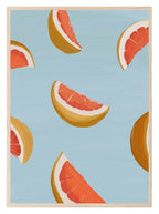 Grapefruit Segments Print | Contemporary Wall Art - Larosier Prints