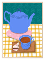 Tea And Cake Picnic Print | Contemporary Wall Art - Larosier Prints