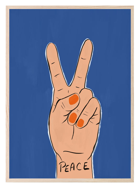 Peace Sign Print | Contemporary Wall Art