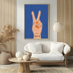 Peace Sign Print | Contemporary Wall Art - Larosier Prints