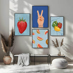 Peace Sign Print | Contemporary Wall Art - Larosier Prints