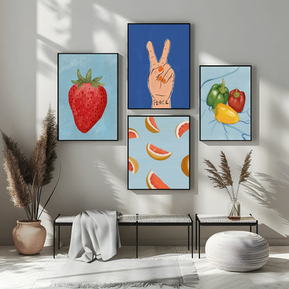 Peace Sign Print | Contemporary Wall Art