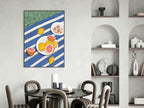 Picnic With Lemons & Grapefruits Print | Contemporary Wall Art - Larosier Prints