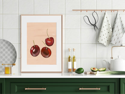 Maraschino Cherries Print | Contemporary Wall Art