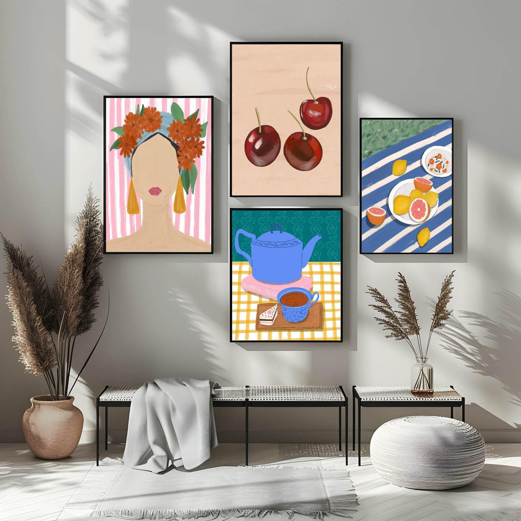 Maraschino Cherries Print | Contemporary Wall Art - Larosier Prints