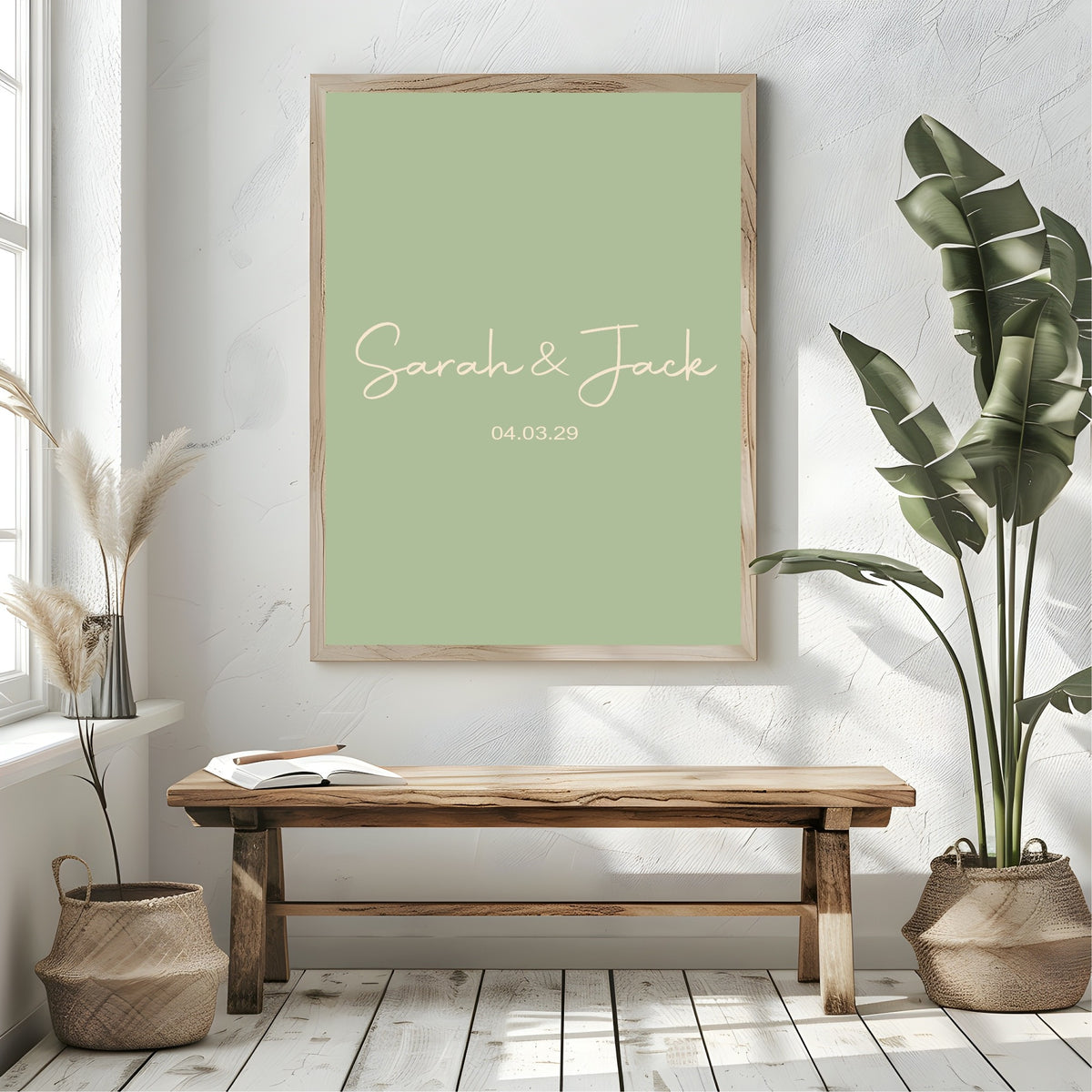 Willow Green personalised Forever Print, product photo 1